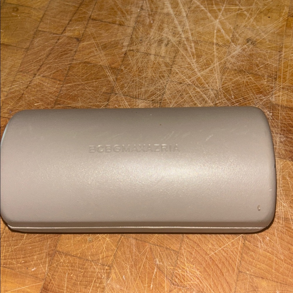 BCBGMaxAzria Taupe Glasses Case